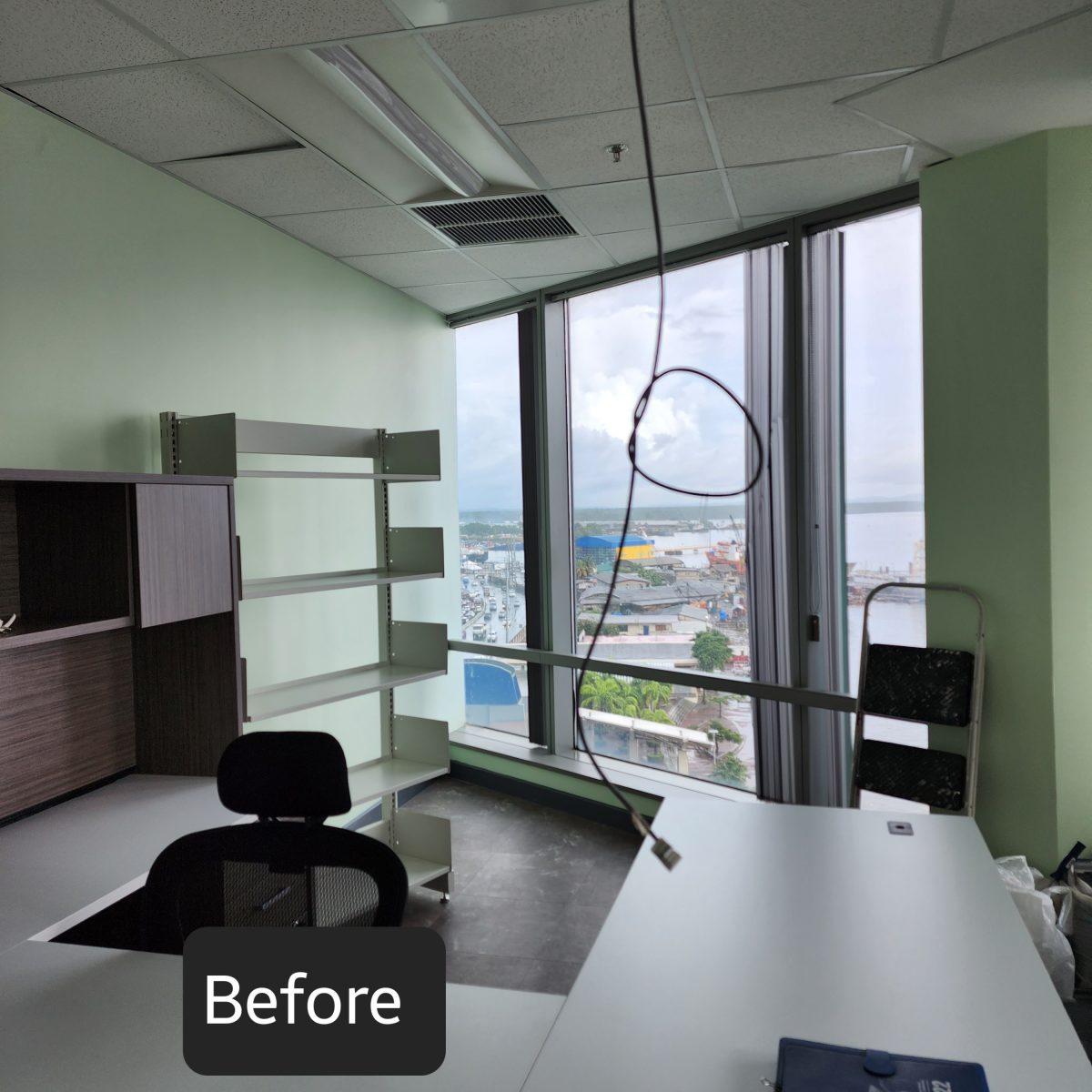 office interior design before shot