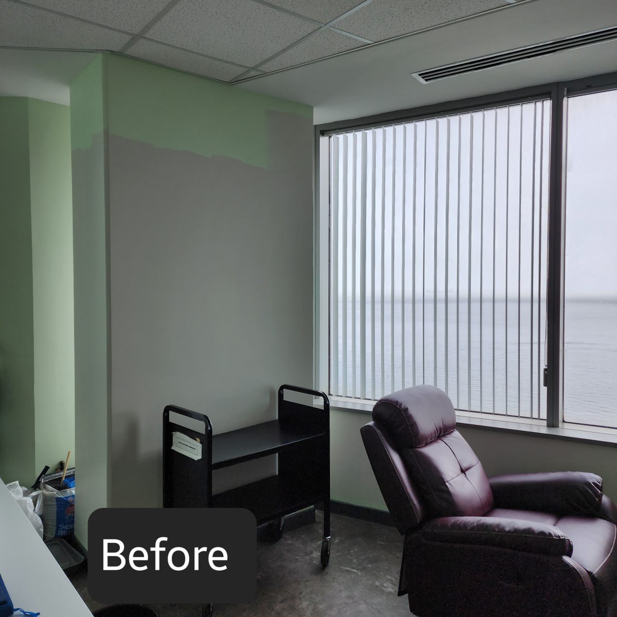 office interior design before shot