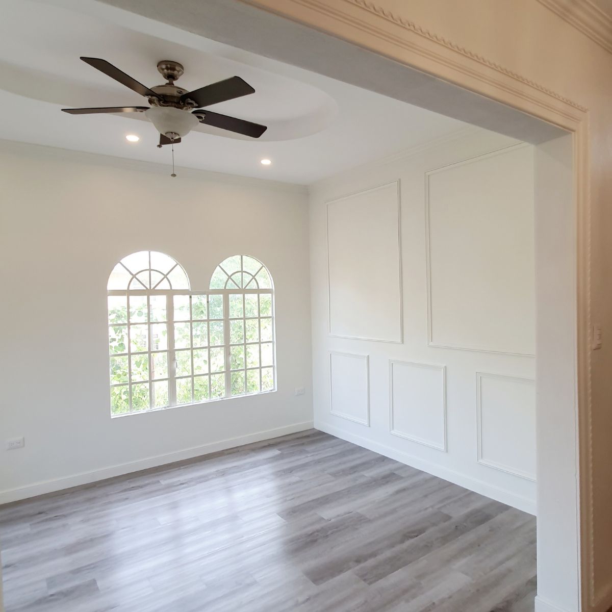 living room interior design after shot